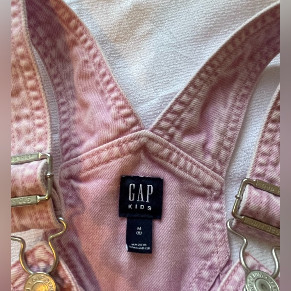 GAP Kids Light Pink Denim Overalls